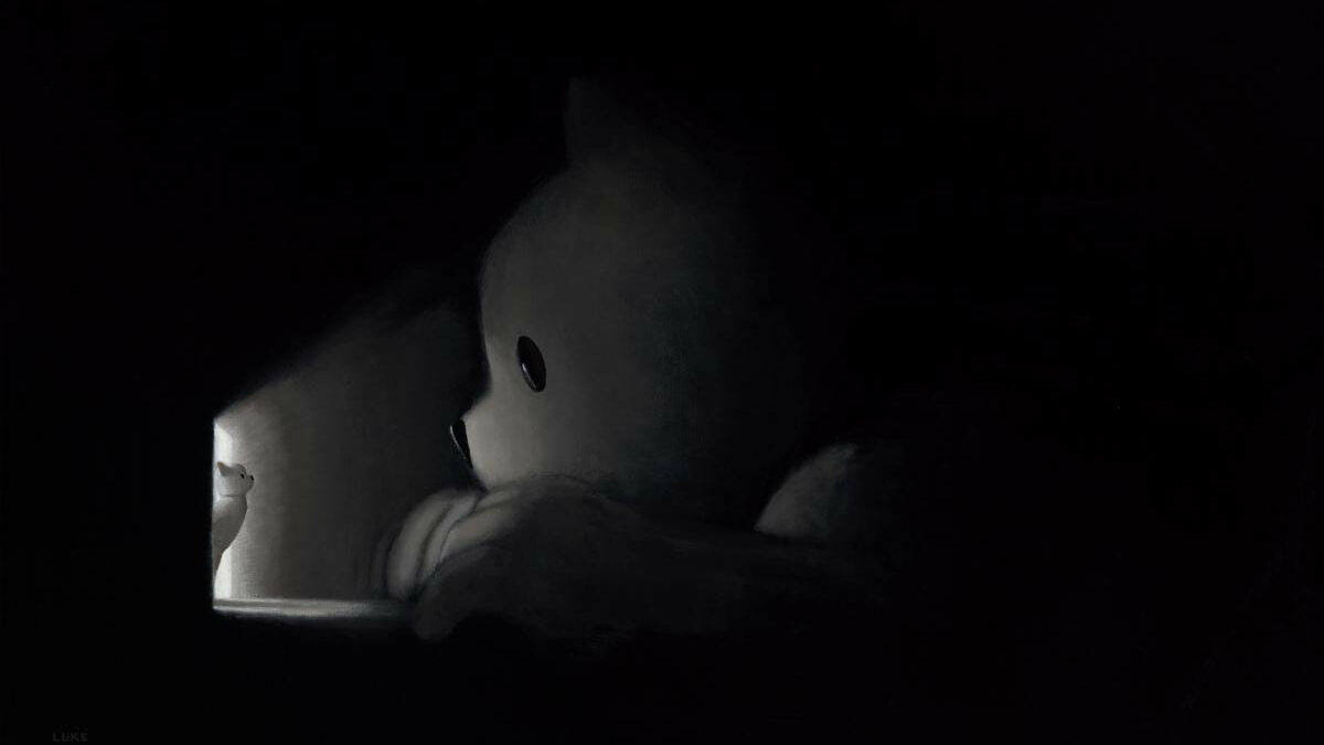 Corey Helford Gallery presents ‘Peering Through the Darkness’ by Luke Chueh