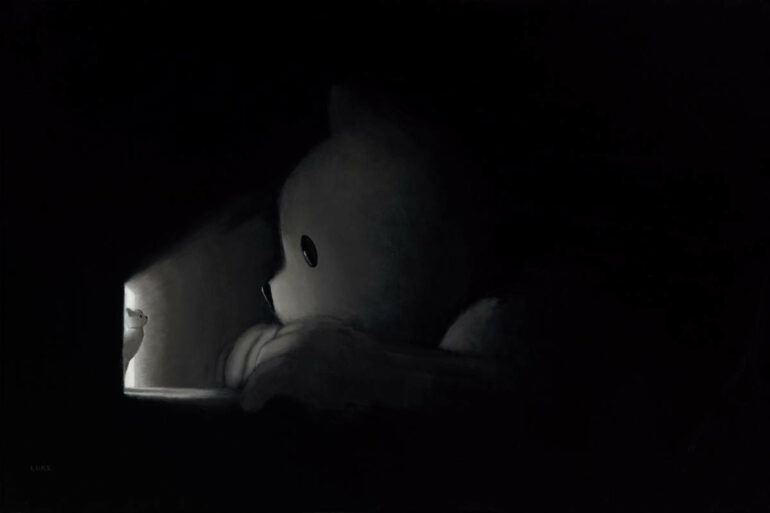 Corey Helford Gallery presents ‘Peering Through the Darkness’ by Luke Chueh