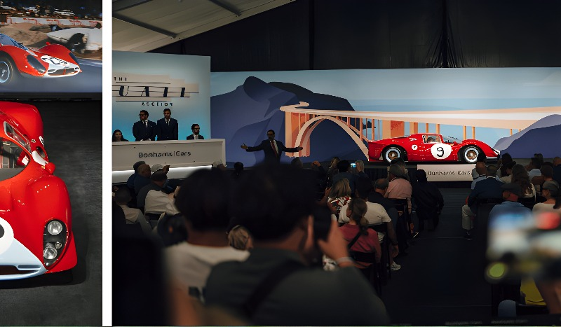 Rare Ferrari 412p Achieves $30.25 Million At Bonhams|Cars Quail Auction