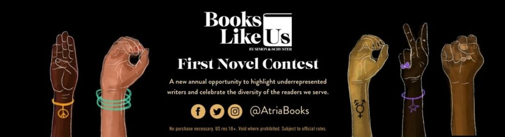 The annual BOOKS LIKE US First Novel Contest from Atria Books has been announced