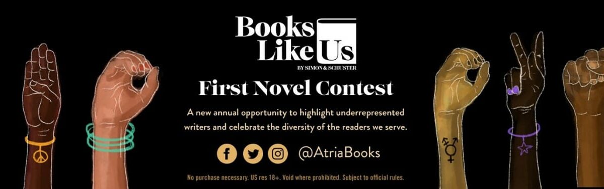 The annual BOOKS LIKE US First Novel Contest from Atria Books has been announced