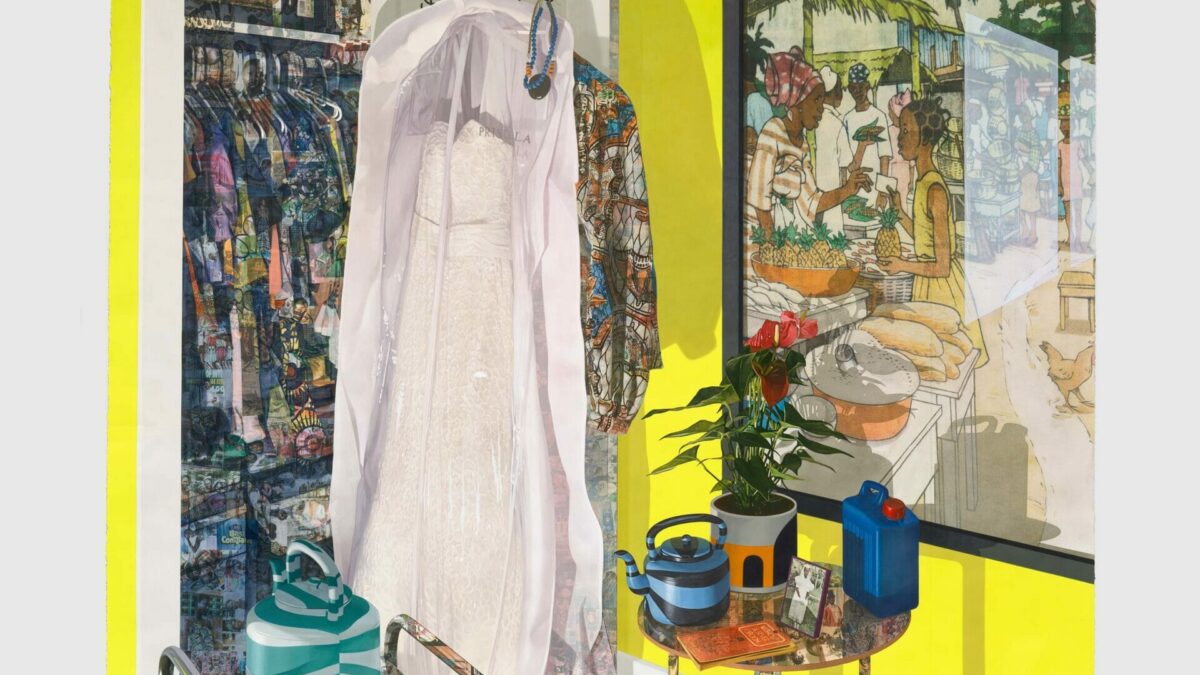 Njideka Akunyili Crosby: “Coming Back to See Through, Again” – David Zwirner, New York