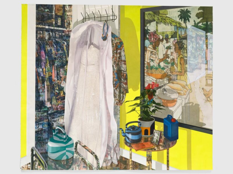 Njideka Akunyili Crosby: “Coming Back to See Through, Again” – David Zwirner, New York