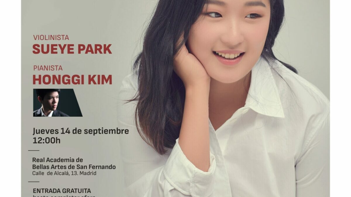 La violinista coreana Sueye Park clausura el Ciclo de Música Clásica Corea 2023