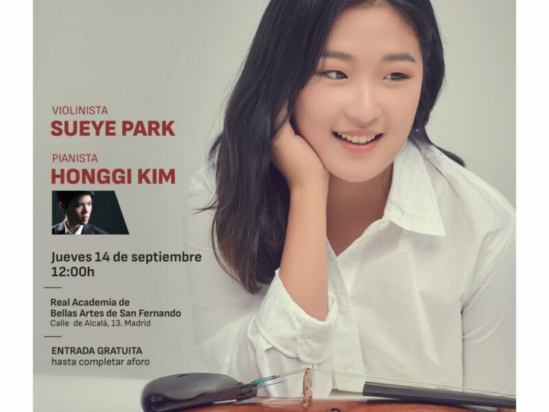 La violinista coreana Sueye Park clausura el Ciclo de Música Clásica Corea 2023