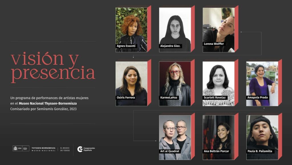 Visión y presencia reanuda su segunda edición con nuevas performances | Museo Nacional Thyssen-Bornemisza | Madrid