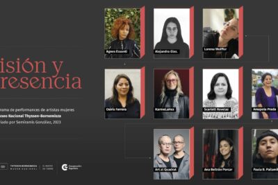 Visión y presencia reanuda su segunda edición con nuevas performances | Museo Nacional Thyssen-Bornemisza | Madrid