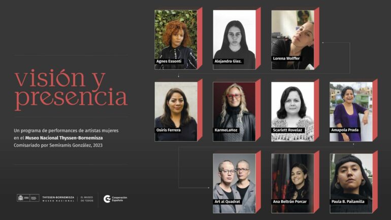 Visión y presencia reanuda su segunda edición con nuevas performances | Museo Nacional Thyssen-Bornemisza | Madrid