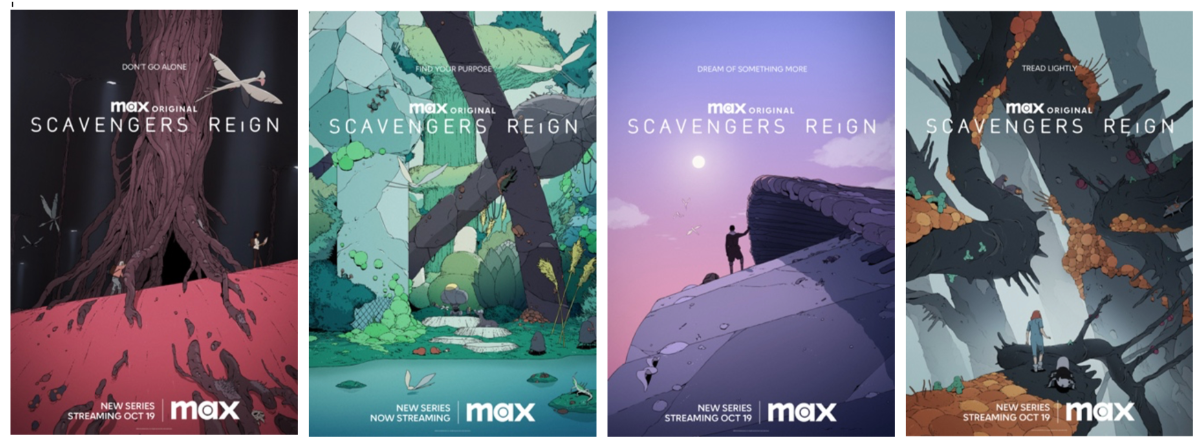 Max Original Animated Series SCAVENGERS REIGN Debuts October 19