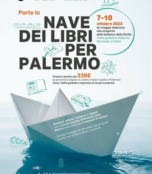 Parte da Napoli la Nave dei libri per Palermo – 7-10 ottobre 2023