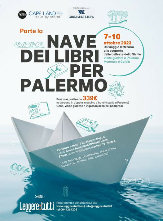 Parte da Napoli la Nave dei libri per Palermo