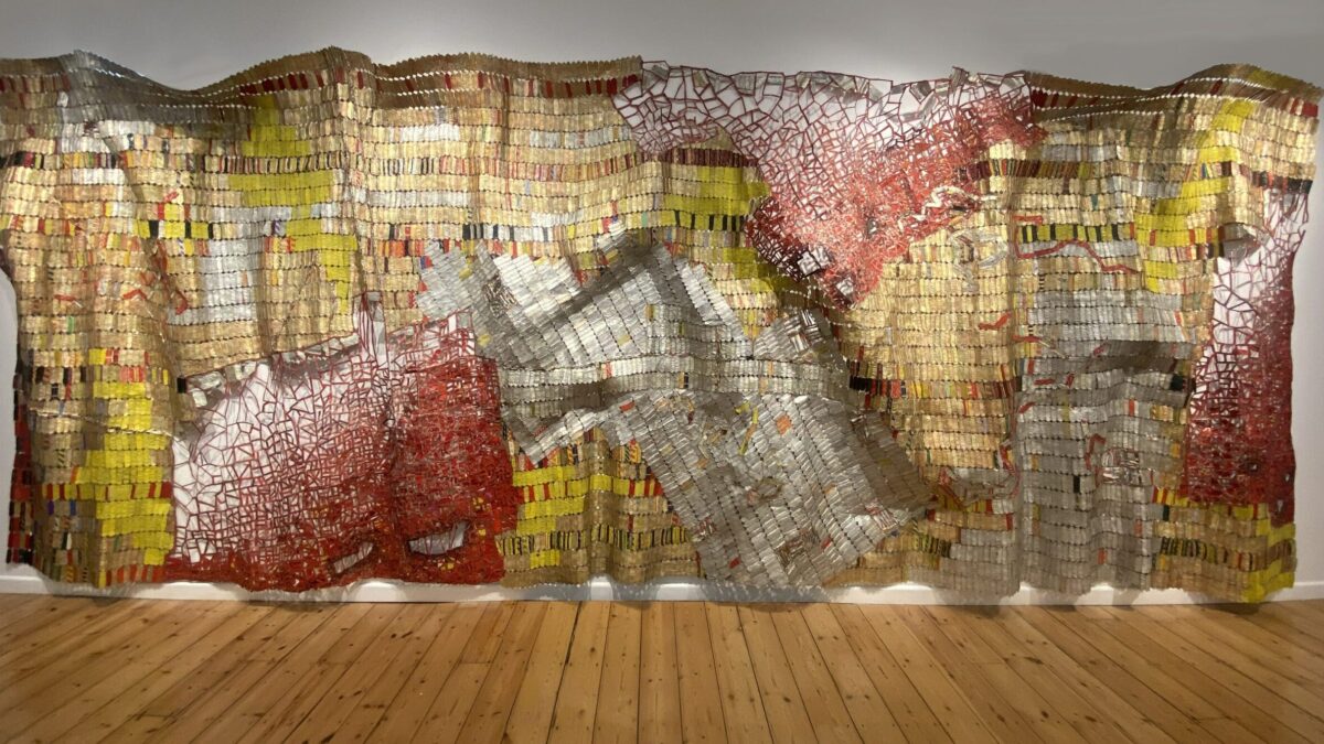 Hyundai Commission: El Anatsui: Behind the Red Moon | Tate Modern | London