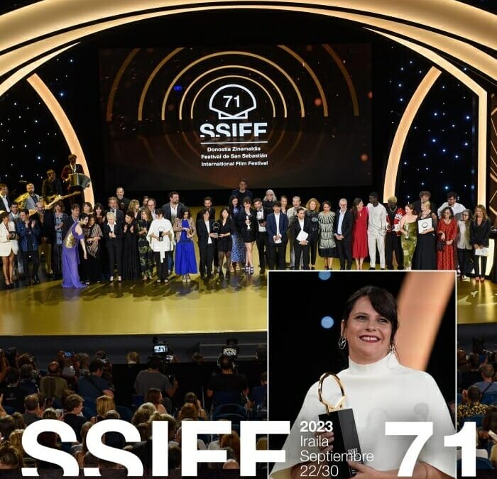 Los premiados en la 71ª edición del Festival de San Sebastián