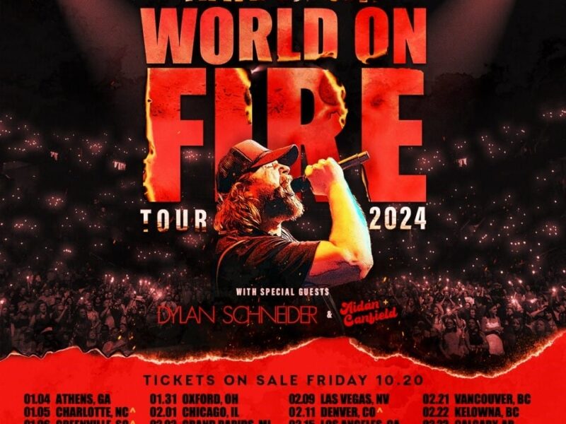 Nate Smith Announces Headlining World On Fire Tour 2024