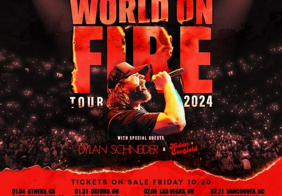 Nate Smith Announces Headlining World On Fire Tour 2024