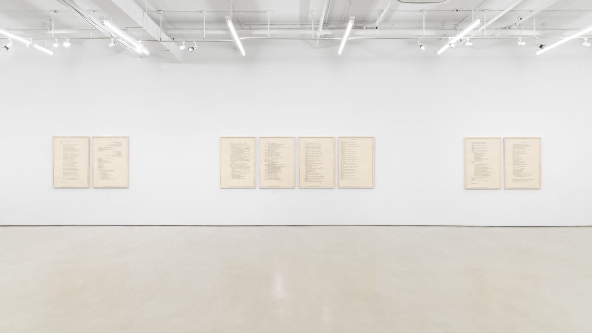 Bethany Collins: Undercurrents | Alexander Gray Associates, New York