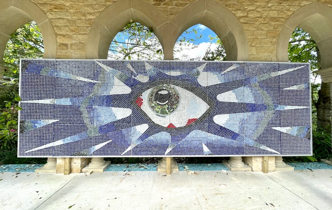 John Lennon’s Psychedelic Eye Mosaic From His Swimming Pool At Kenwood To Be Offered At Bonhams