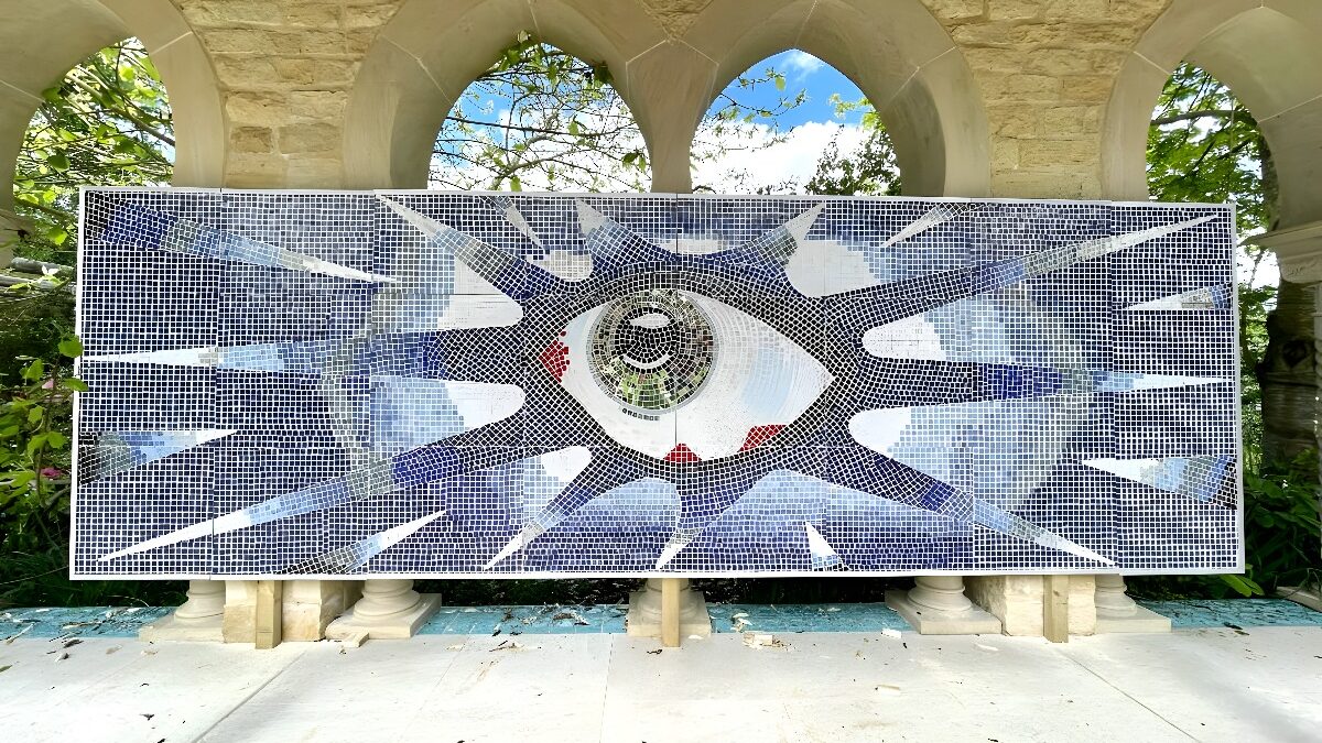 John Lennon’s Psychedelic Eye Mosaic From His Swimming Pool At Kenwood To Be Offered At Bonhams