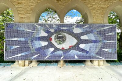 John Lennon’s Psychedelic Eye Mosaic From His Swimming Pool At Kenwood To Be Offered At Bonhams