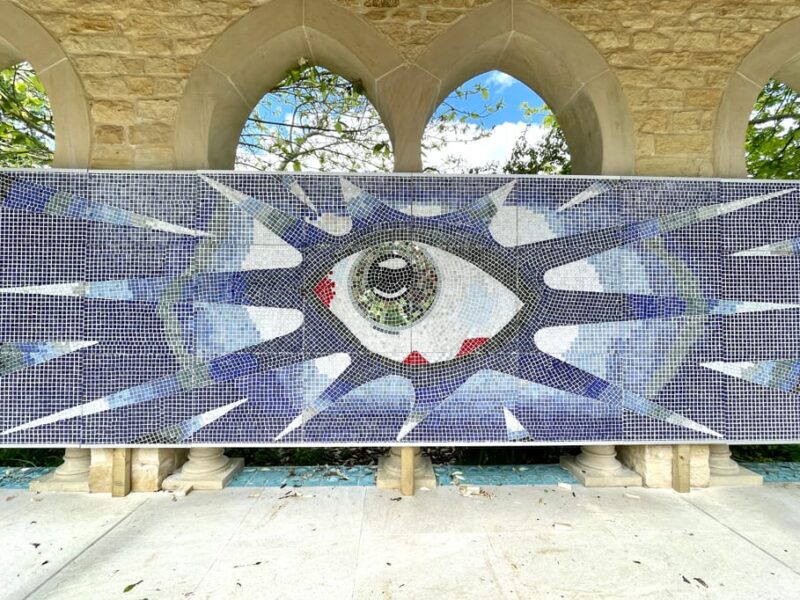 John Lennon’s Psychedelic Eye Mosaic From His Swimming Pool At Kenwood To Be Offered At Bonhams