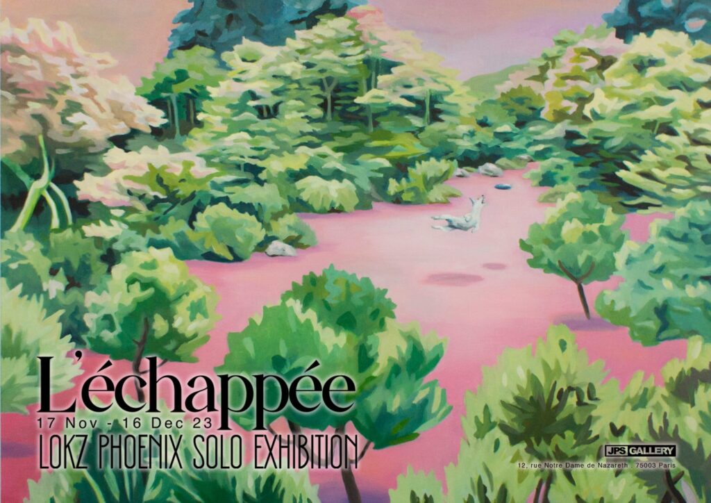 Exposition personnelle de Lokz Phoenix : L&rsquo;échappée | JPS Gallery, Paris