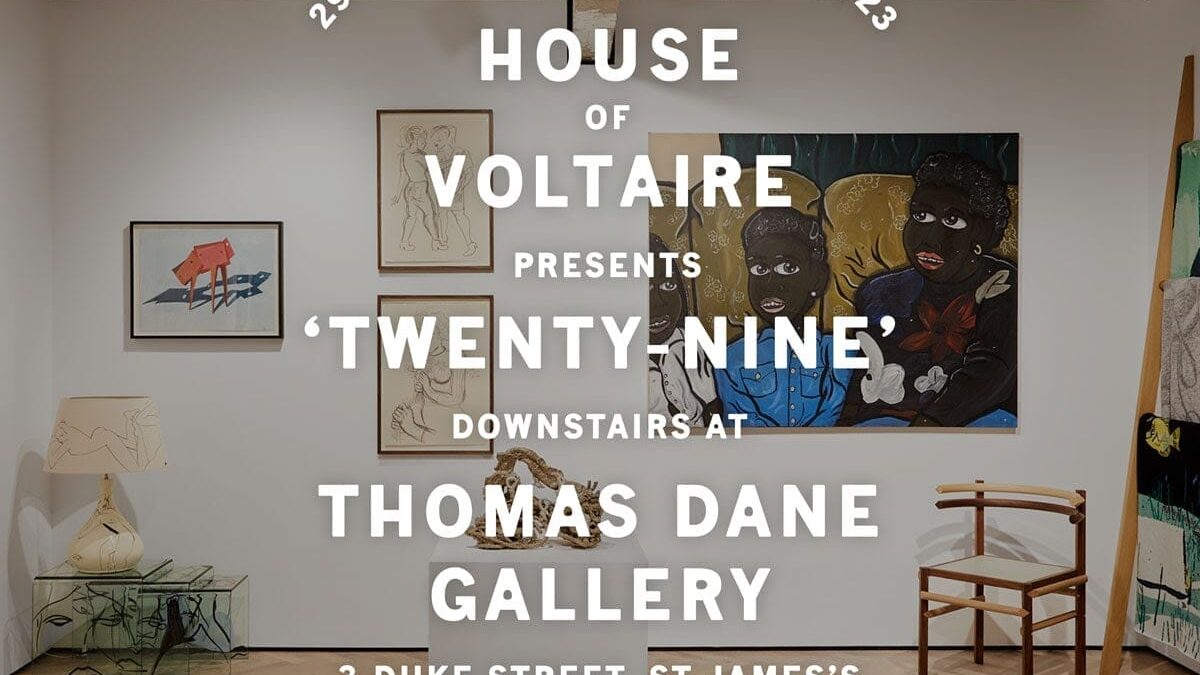 House of Voltaire presents TWENTY-NINE, downstairs at Thomas Dane Gallery