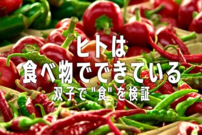 「ヒトは食べ物でできている: 双子で食を検証」Netflixのドキュメンタリー：叱らずに教育し、自然な形で楽しませ、魅力的に娯楽を提供します