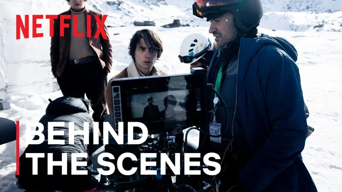 A Sociedade da Neve: Quem Fomos na Montanha (2024) – Documentário na Netflix: A história de uma filmagem espetacular para um filme espetacular