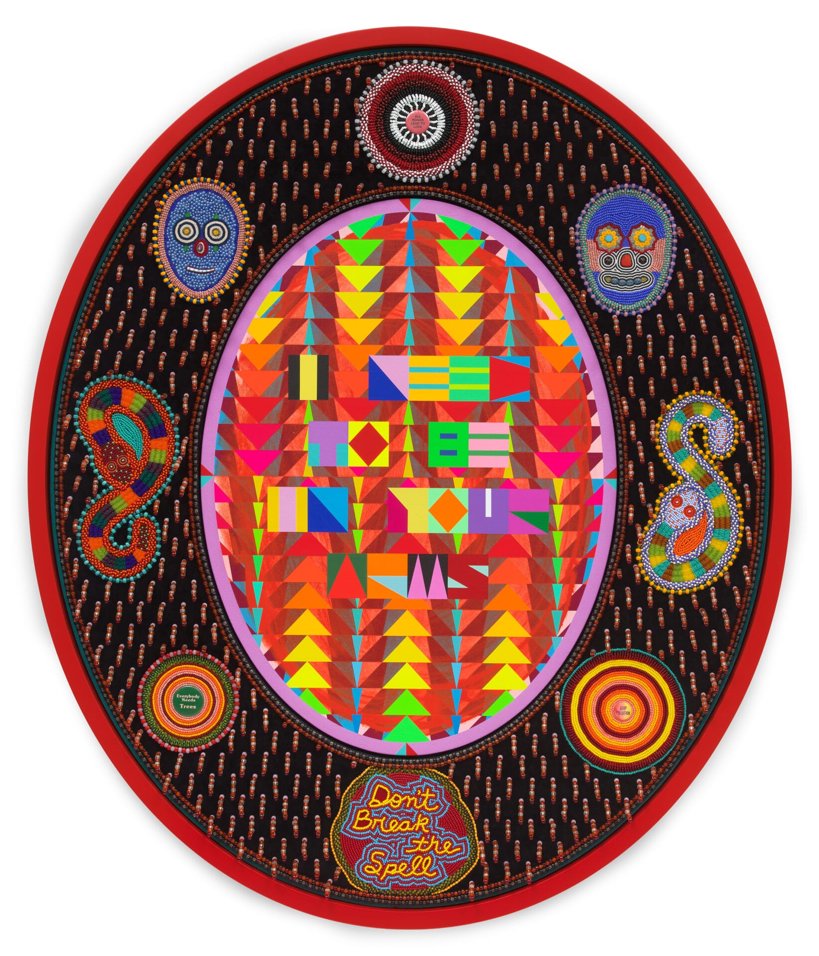 Jeffrey Gibson: DREAMING OF HOW IT’S MEANT TO BE – Stephen Friedman Gallery, London