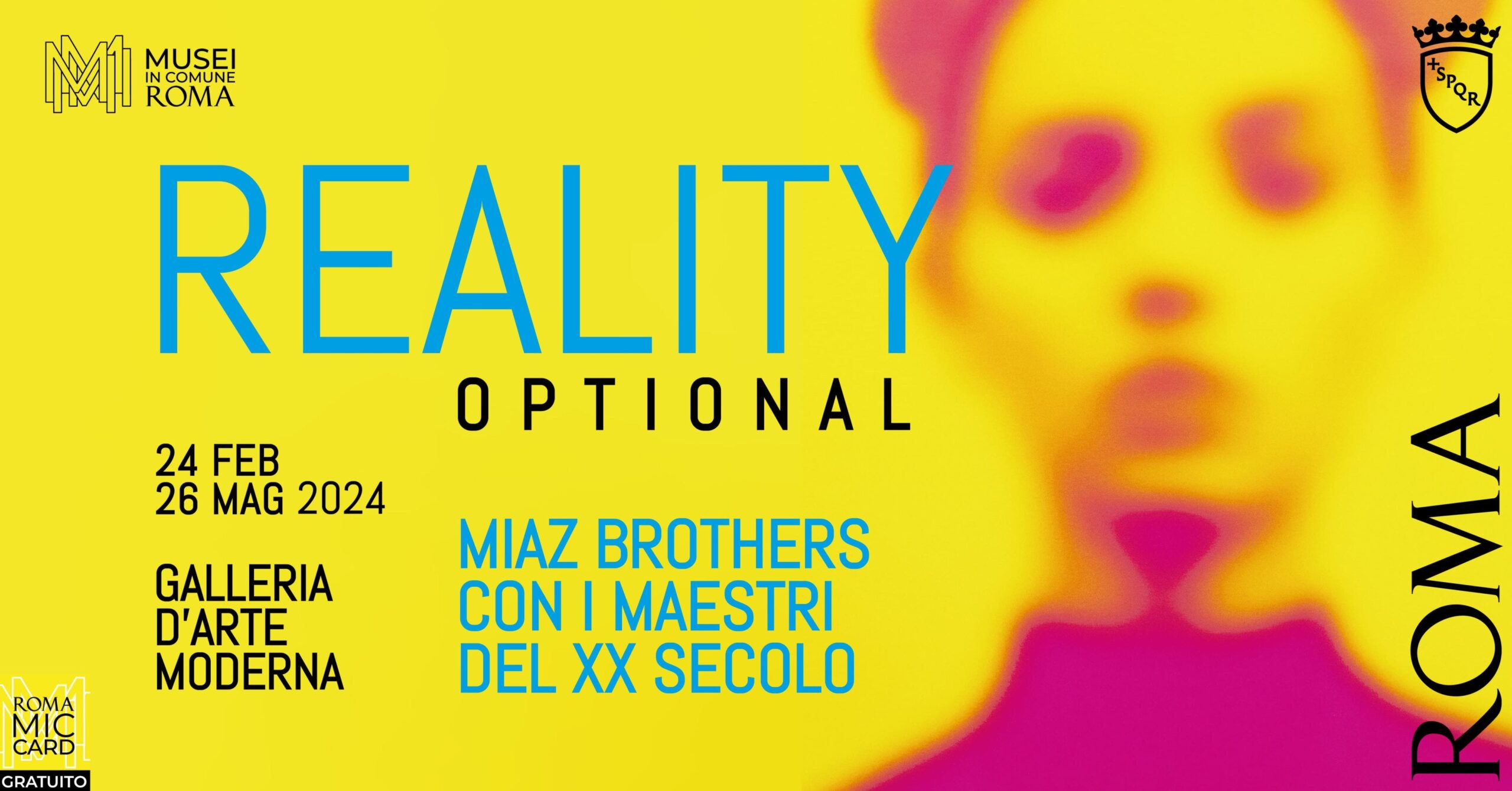 Reality: Optional, fra realtà e post-verità i Miaz Brothers si confrontano con i Maestri del XX secolo – Galleria d’Arte Moderna di Roma Capitale