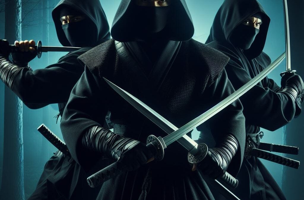 As Fascinantes Origens dos Ninjas: De espiões furtivos a heróis da cultura pop