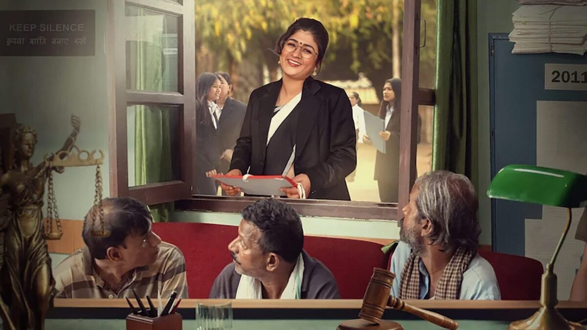 《踩界法庭》（2024 年）Netflix 系列：这是一部关于印度法庭生活的模仿剧。