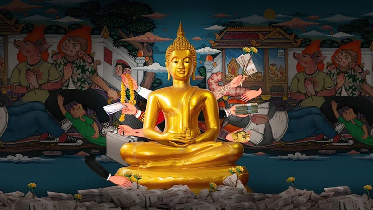《绝庙骗局》（2024年）泰国系列剧在Netflix：三个年轻人开设了一家非常特殊的业务：一座佛教寺庙