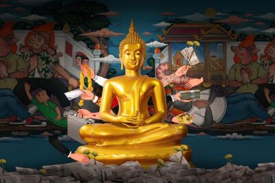 Fé nos Negócios (2024) Série tailandesa na Netflix: três jovens que estabelecem um negócio muito especial: um templo budista