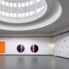 Callum Innes: Cadmium Orange Red Violet Lamp Black – Kode Bergen, Norway