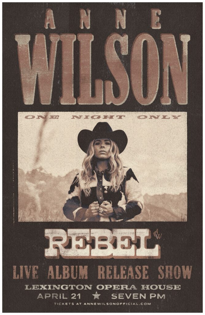 PLATINUM-certified Anne Wilson Releases Powerful 16-Song Album ‘REBEL’ – A Testament to Faith, Family, and Country Music
