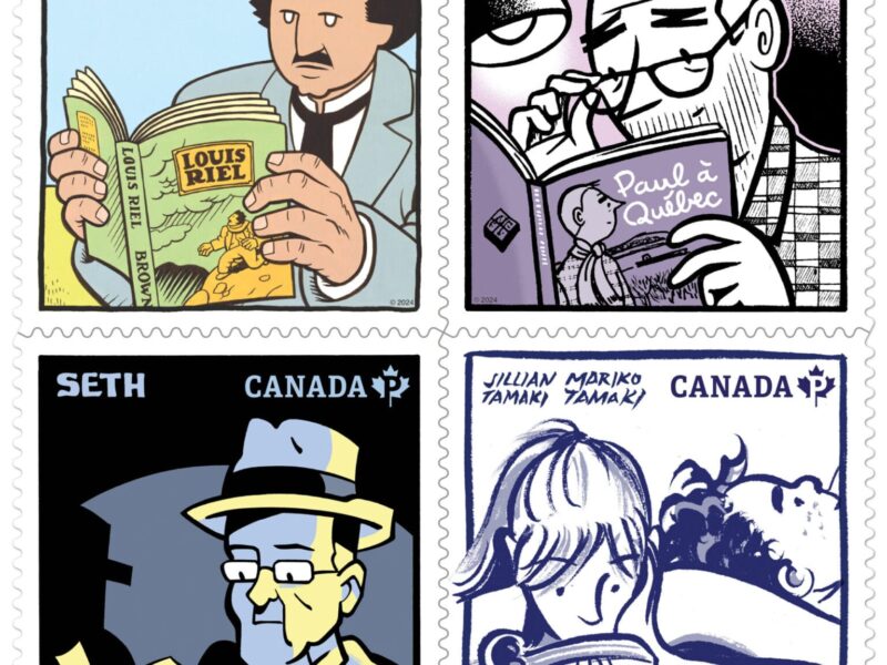 Postes Canada Lança Série de Selos em Homenagem aos Artistas de Graphic Novels Canadenses