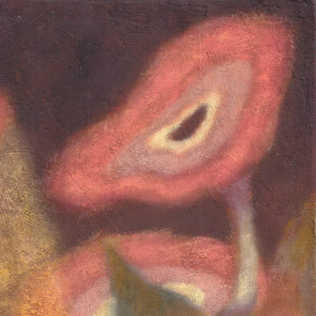 JPS_Kazy Chan_Calling_2024_Acrylic on canvas_84 by 64 cm_Courtesy of the artist and JPS Gallery