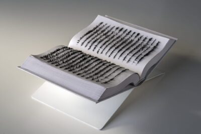 Magnetism Book a new work from the artists Magnetism series revealed for the first time. Executed in 2024. © Ahmed Mater, Courtesy of the Artist