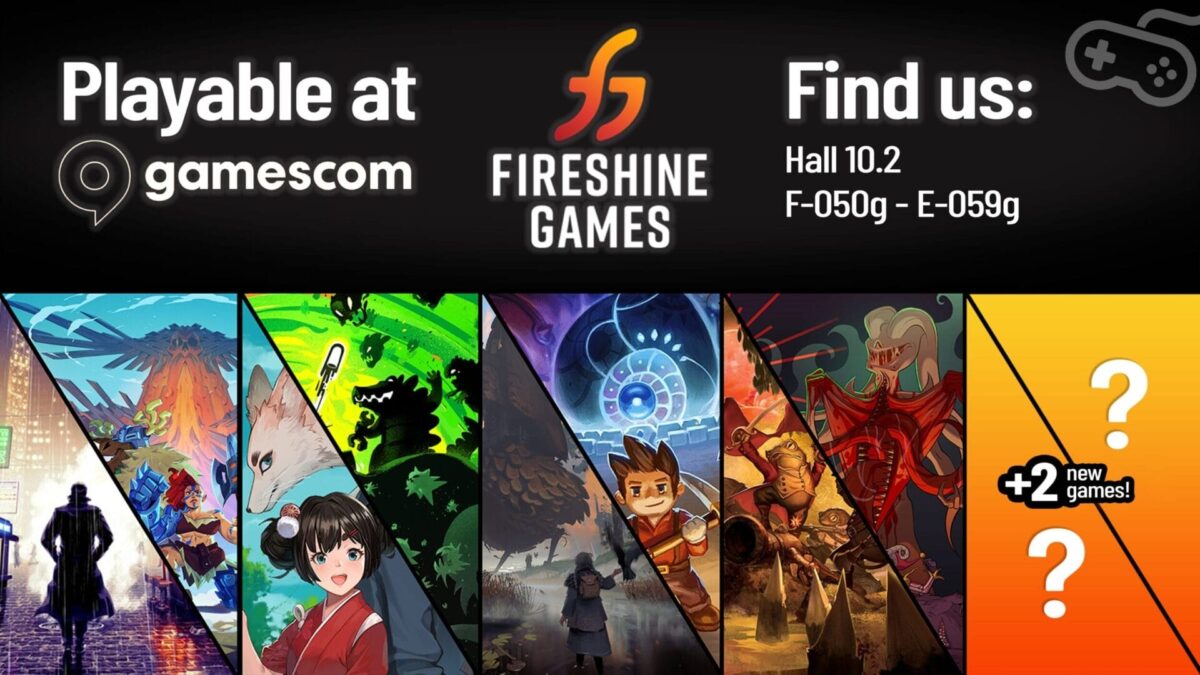 Fireshine Games se prepara para la Gamescom con una serie de 10 títulos jugables, que incluyen un adelanto de un nuevo juego no anunciado