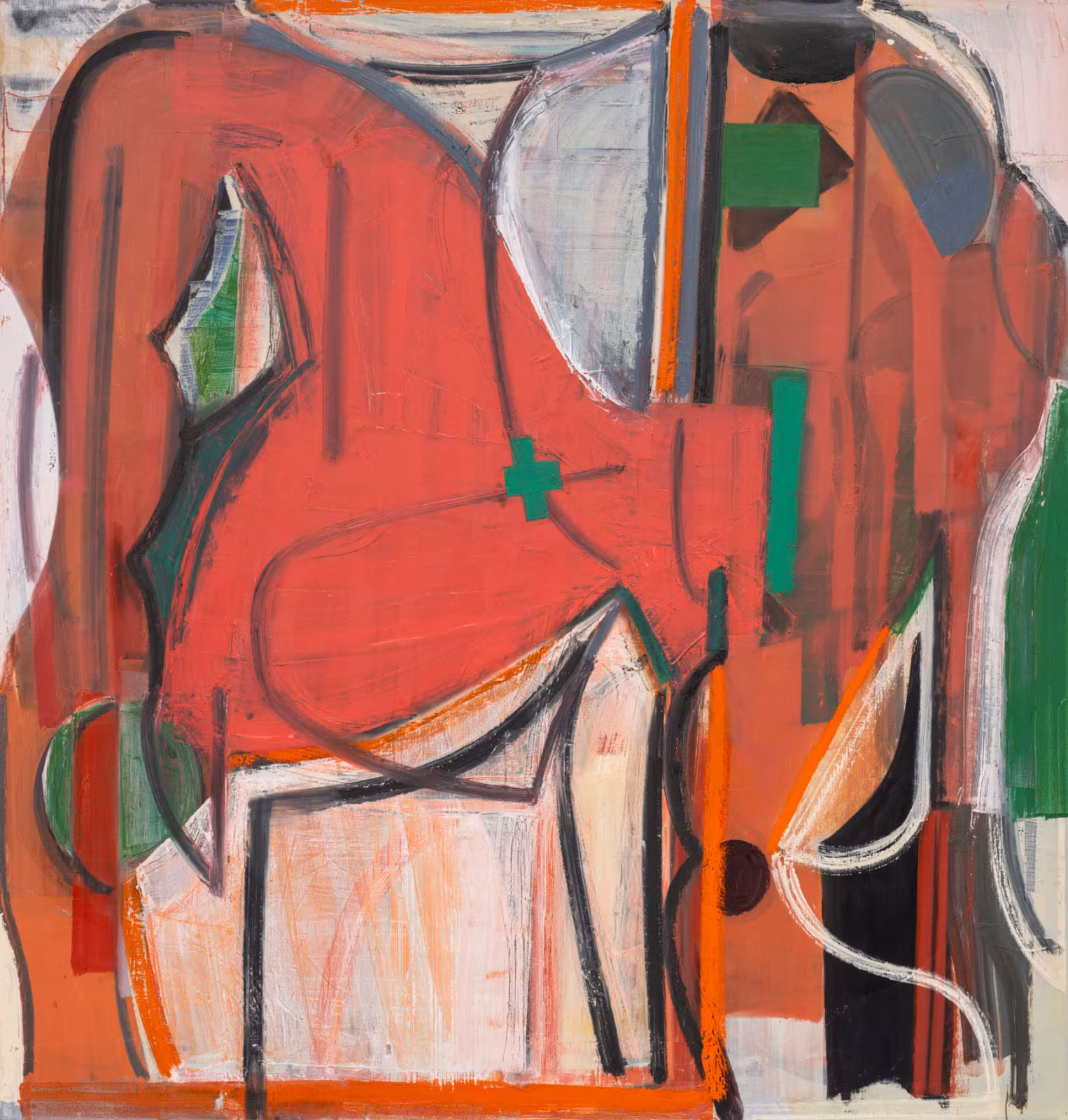 Amy Sillman, Little Elephant, 2023 © Amy Sillman. Photo: David Regen.