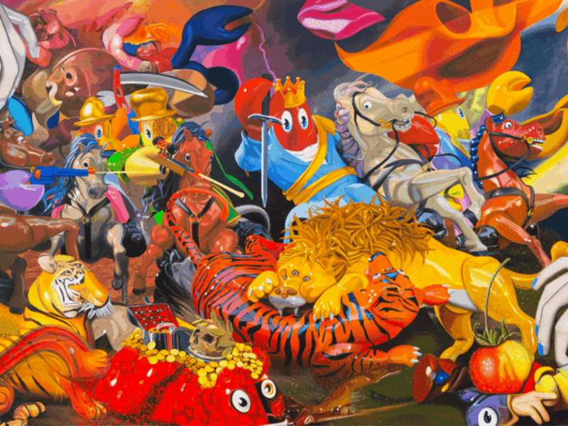 사치 갤러리에서 열리는 필립 콜버트: “랍스터폴리스를 위한 전투” 전시