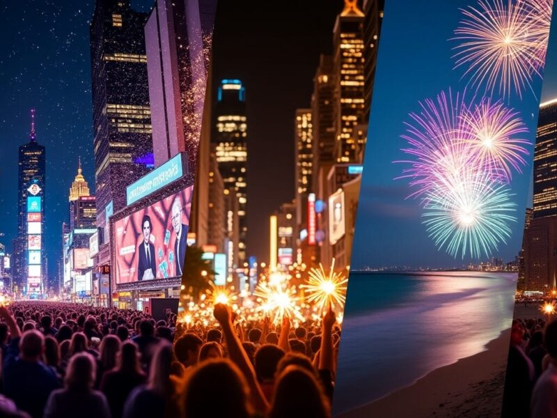 잊지 못할 새해맞이를 위한 최고의 새해 전야 여행지 5곳(미국)