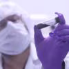 In this video frame, Jason Dworkin holds up a vial that contains part of the sample from asteroid Bennu delivered to Earth by NASA's OSIRIS-REx (Origins, Spectral Interpretation, Resource Identification, and Security – Regolith Explorer) mission in 2023. Dworkin is the mission's project scientist at NASA's Goddard Space Flight Center in Greenbelt, Maryland. Credit: NASA/James Tralie
