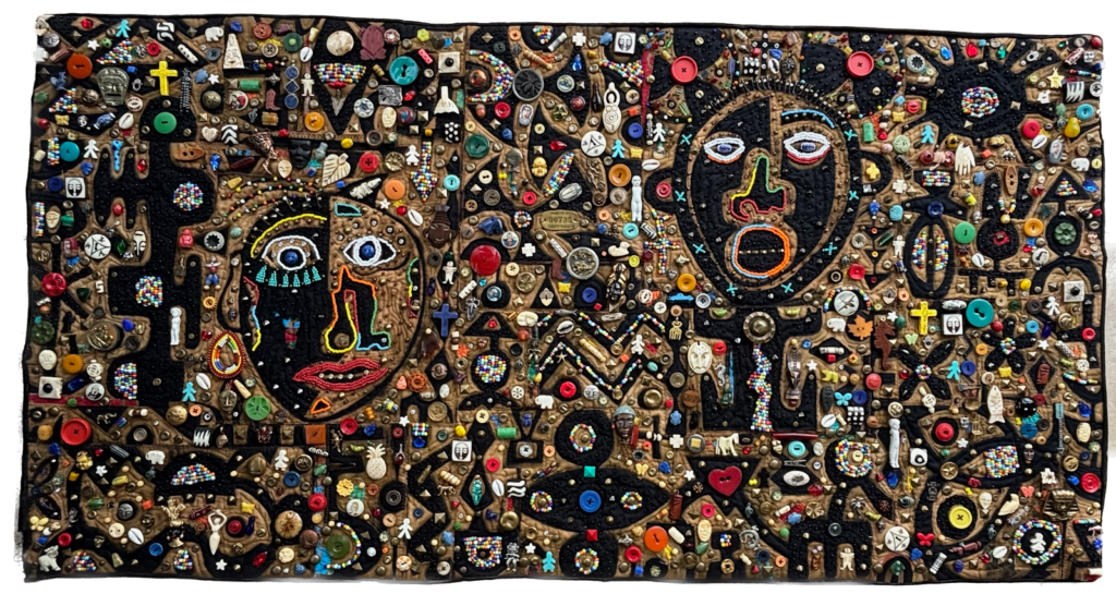 샤론 케리-할란의 작품: Outsider Art Fair에서의 데뷔