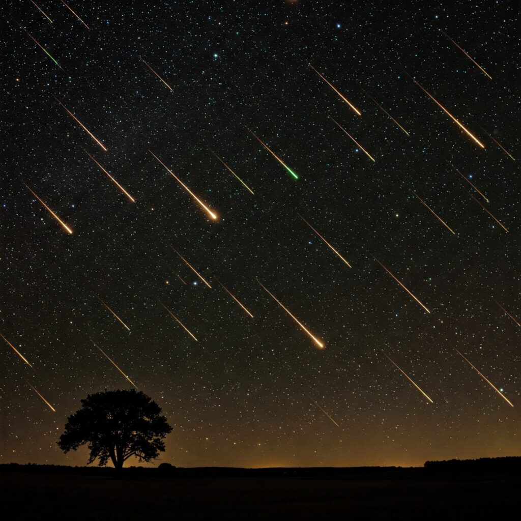 밤하늘의 불꽃놀이: 4월, 리리드 유성우가 밤을 수놓다