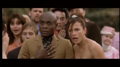 Rhona Mitra and Nathan Lee Graham