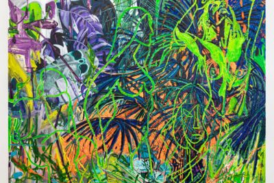 Alex Becerra, Bathers ( After a lot of other Painters in the history of Art ), 2025, Oil on canvas, 75 x 99 inches, 190.5 x 251.5 cm.