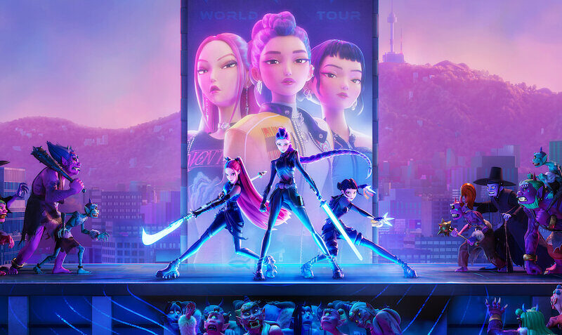 Невероятный новый анимационный фильм Netflix: K-Pop айдолы против настоящих демонов