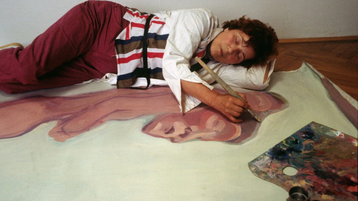 Maria Lassnig: “Self with Dragon” examina os limites da consciência corporal na Hauser & Wirth Hong Kong